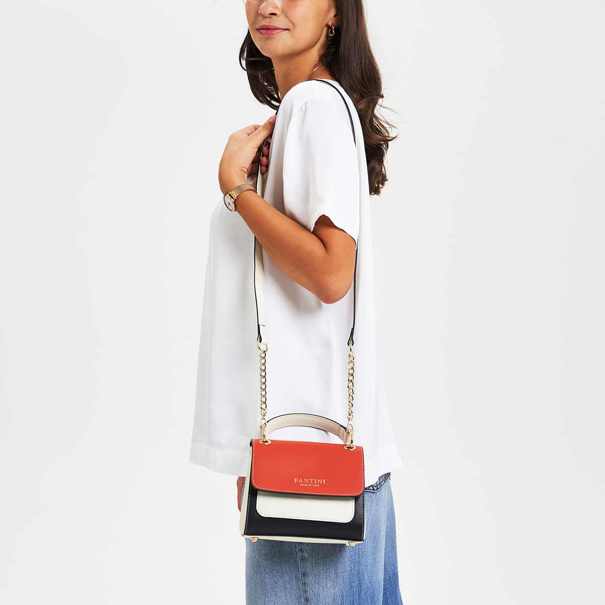 Ādas crossbody soma Cleo