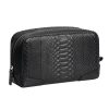 Melnas pitona izstrādājuma clutch soma