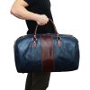 Zila ādas ceļojumu soma – Made in Italy